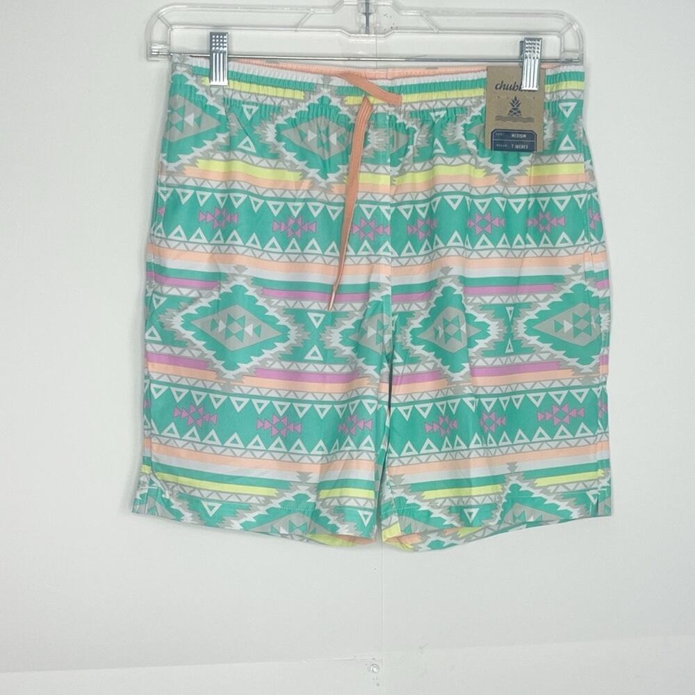 Chubbies Men The En Fuegos Swim Trunk with Liner Size Medium